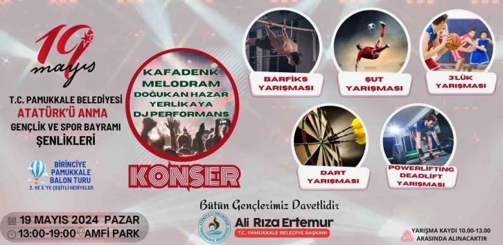 Başkan Ertemur gençleri 19 Mayıs şenliğine davet etti
