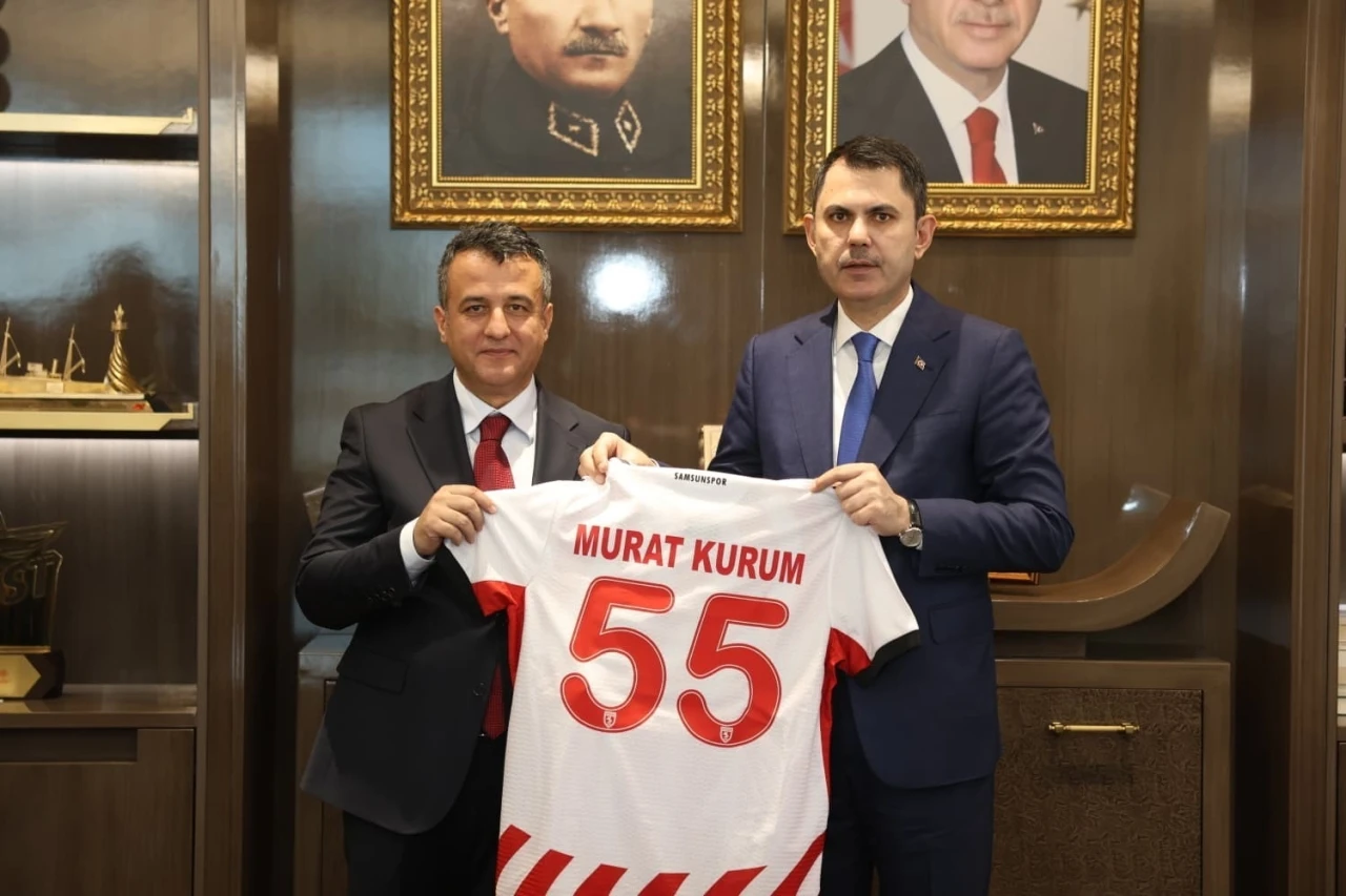 Başkan Halit Doğan, Bakan Murat Kurum&rsquo;a Samsun projelerini anlattı
