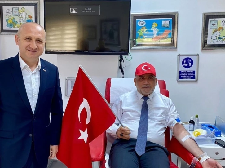 Başkan İbrahim Sandıkçı: &quot;Kan bağışıyla insanlığa umut olabiliriz&quot;
