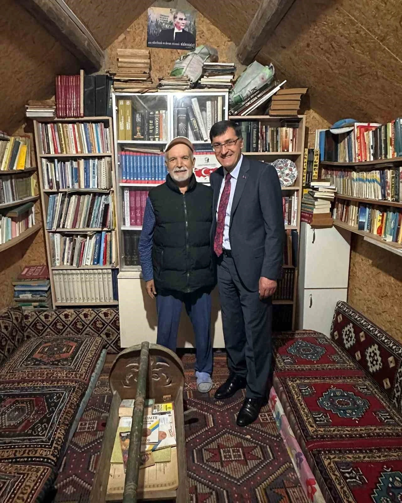 Başkan Kahveci’den Mehmet Yeşil’e ’Geçmiş olsun’ ziyareti
