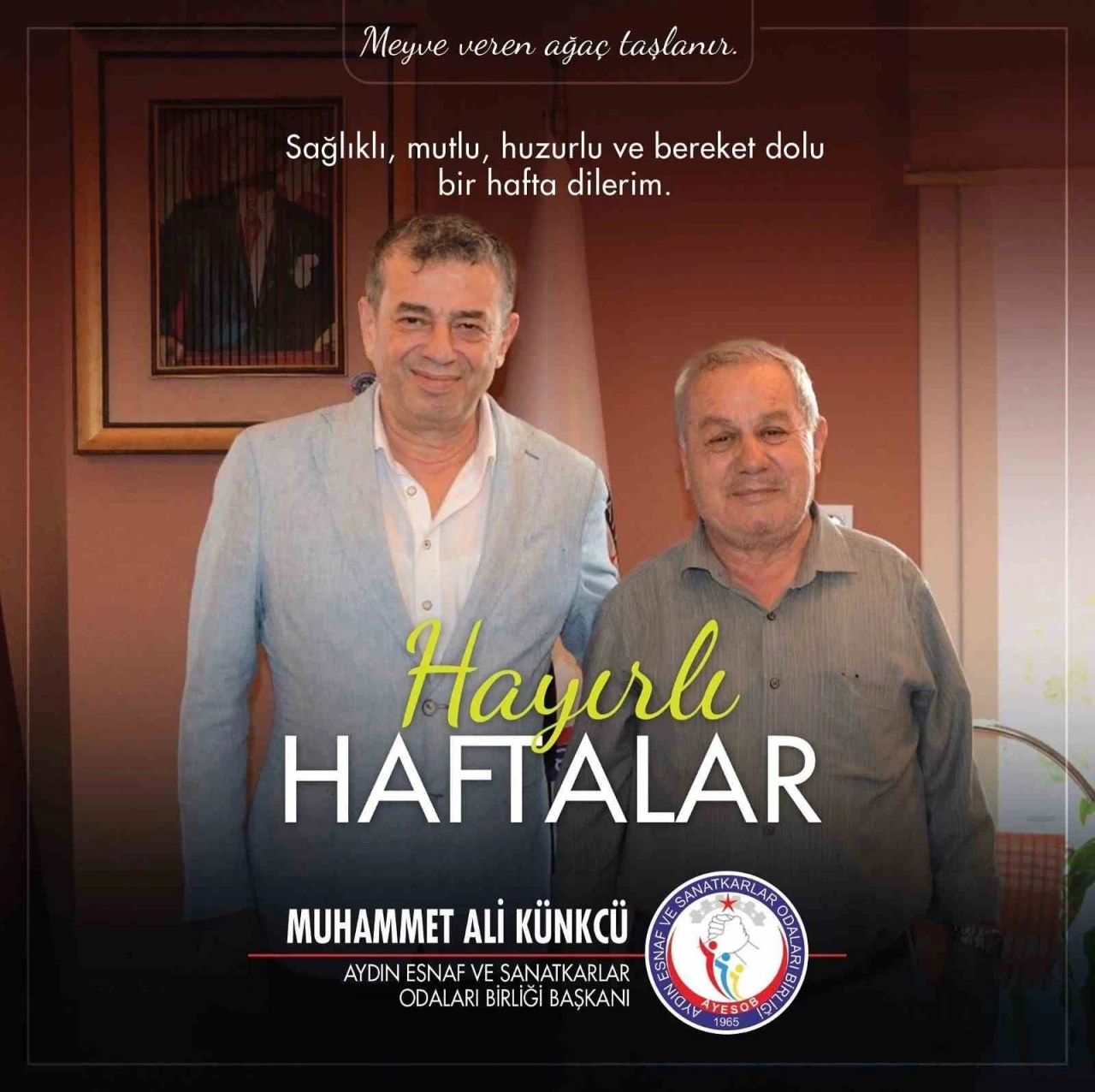 Başkan Künkcü karalamalara gönderme yaptı