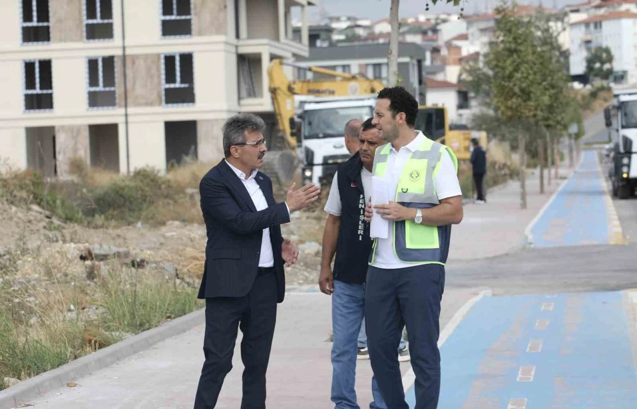 Başkan Şenol Dinç yeni pazar alanını inceledi

