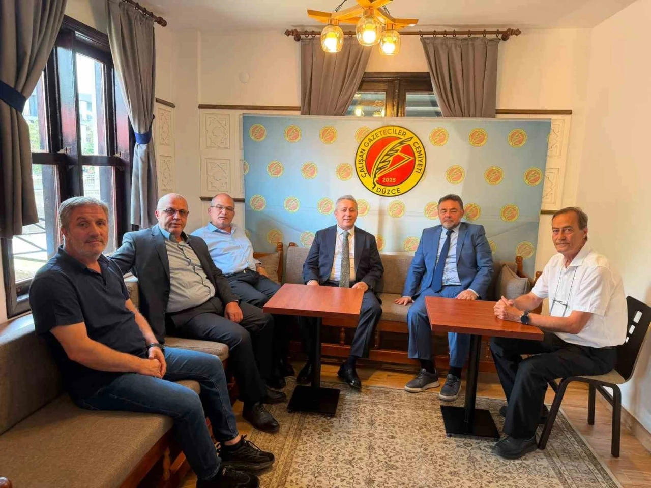 Başkan Taşlı&rsquo;dan Gazeteciler Cemiyeti&rsquo;ne 24 Temmuz ziyareti
