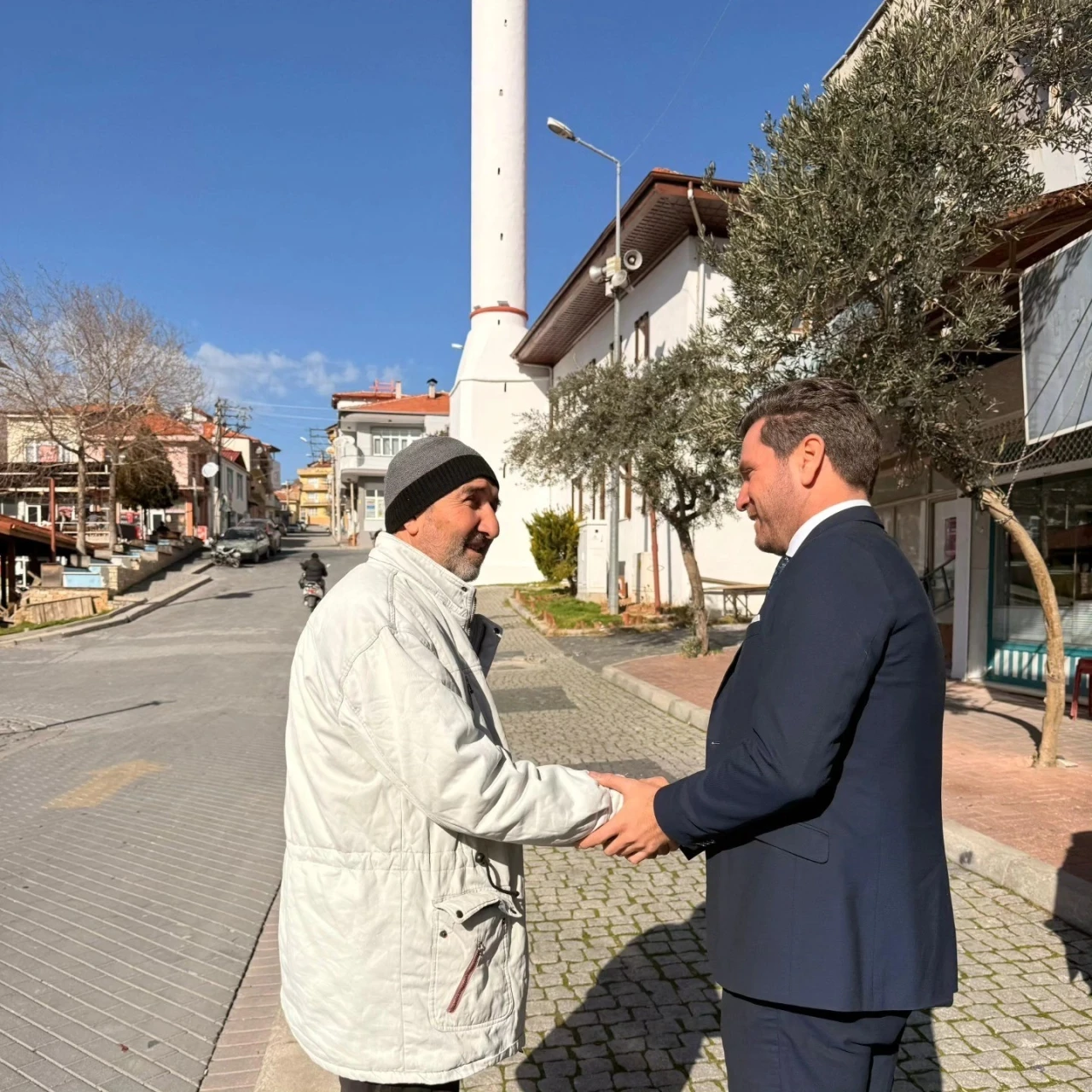 Başkan Tatık esnaf ziyaretlerini s&uuml;rd&uuml;r&uuml;yor
