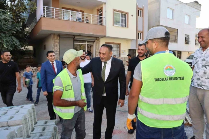 Başkan Yılmaz, Mevlana Mahallesi&rsquo;nde k&uuml;lt&uuml;r ve taziye evi &ccedil;alışmalarını inceledi
