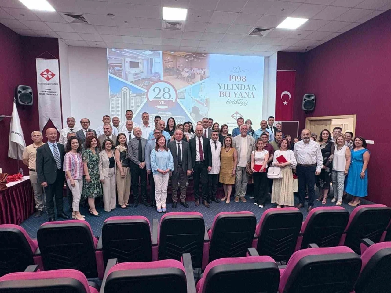 Başkent Adana Hastanesi 28. kuruluş yıl d&ouml;n&uuml;m&uuml;n&uuml; kutladı
