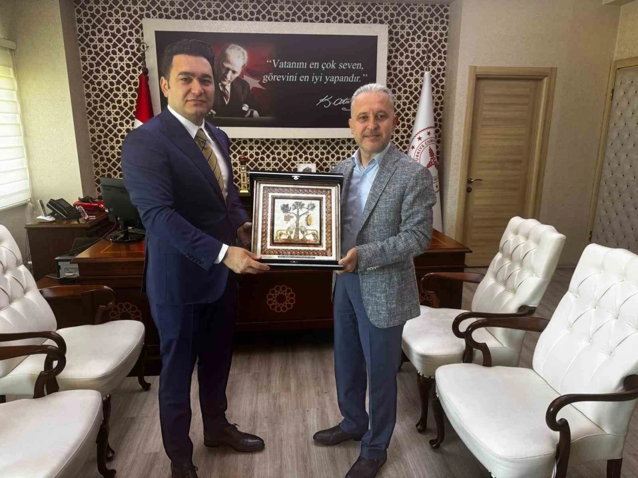 Başsavcı Emre&rsquo;den Dr. Yılmaz&rsquo;a veda ziyareti
