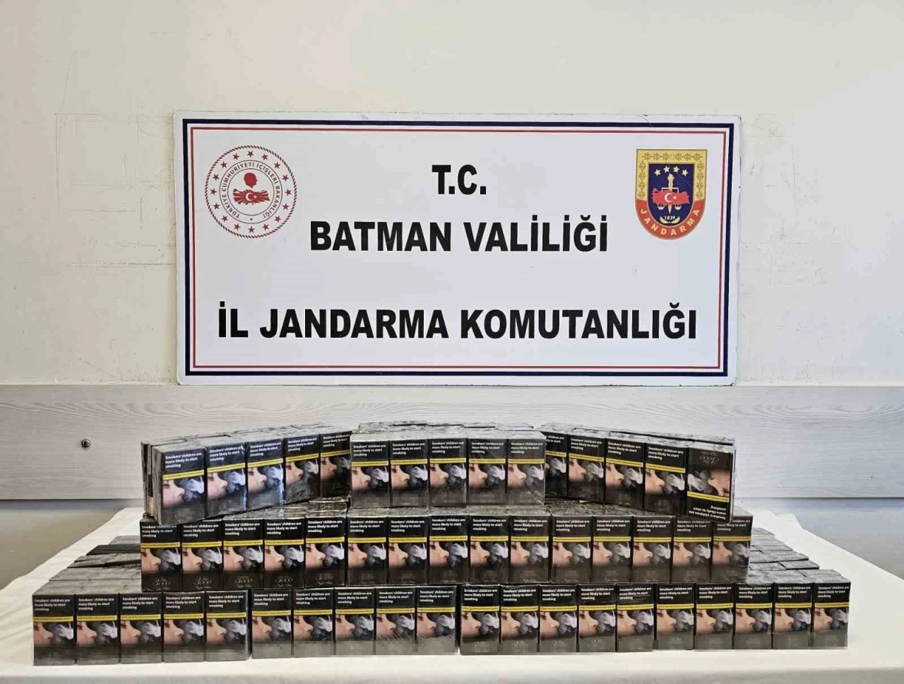 Batman’da 2 bin 399 paket kaçak sigara ele geçirildi
