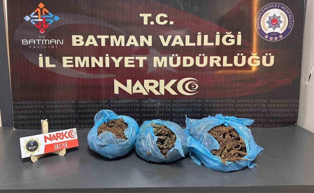 Batman’da durdurulan araçta uyuşturucu ele geçirildi
