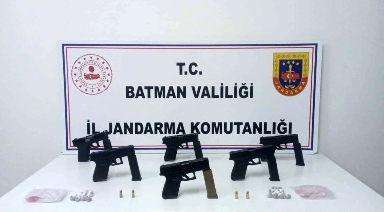 Batman’da kaçak silah operasyonu: 6 tutuklama
