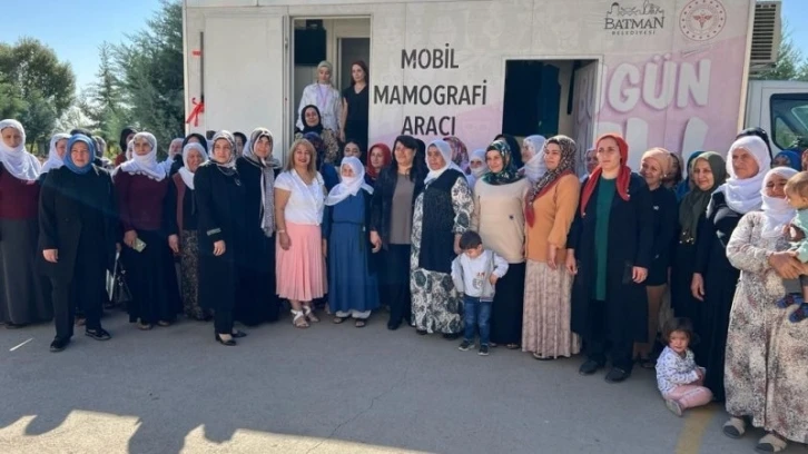 Batman&rsquo;da k&ouml;yde yaşayan kadınlara kanser taraması
