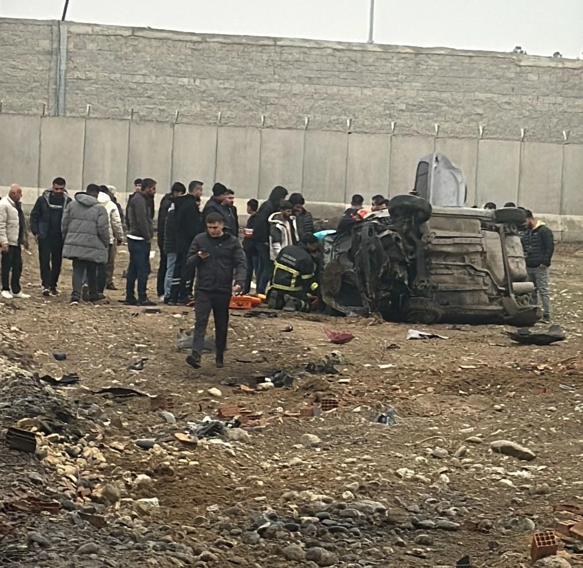 Batman’da otomobil takla attı: 2 yaralı
