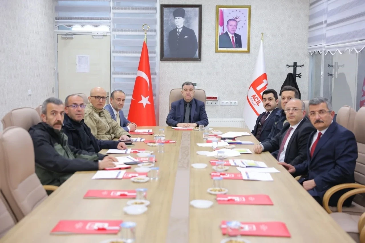 Bayburt’ta 112 Acil Çağrı Hizmetleri İl Koordinasyon Komisyonu Toplantısı yapıldı