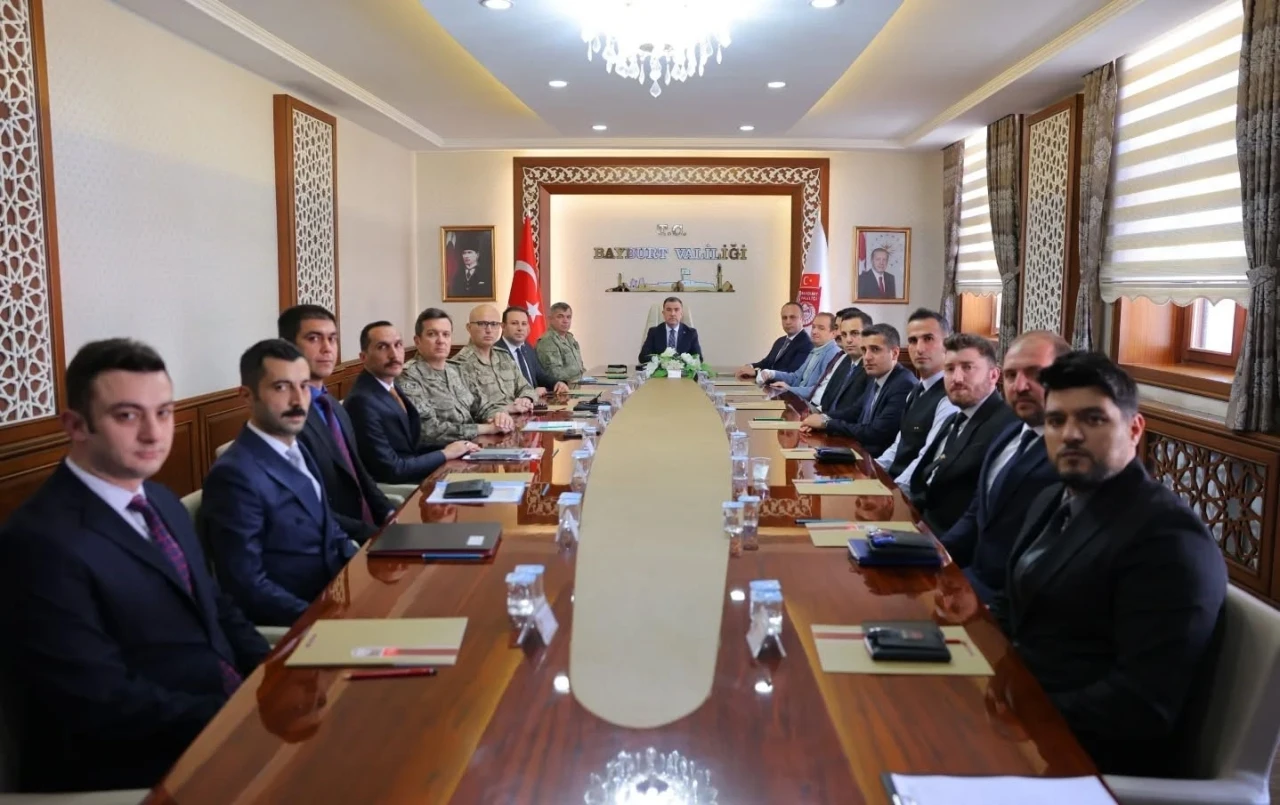 Bayburt’ta asayiş toplantısı yapıldı
