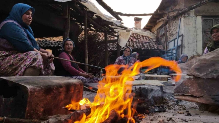 Bayburt&rsquo;ta imece usul&uuml; kış hazırlıkları
