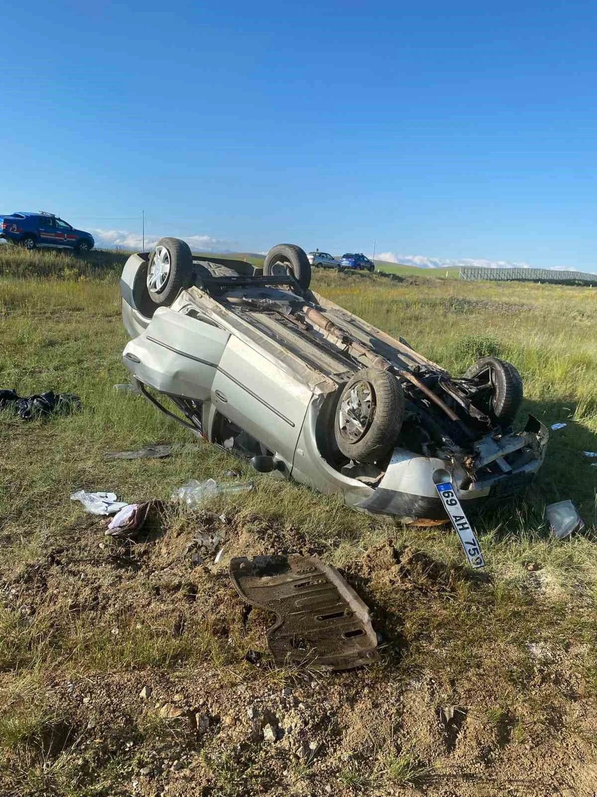 Bayburt’ta trafik kazası: 4 yaralı
