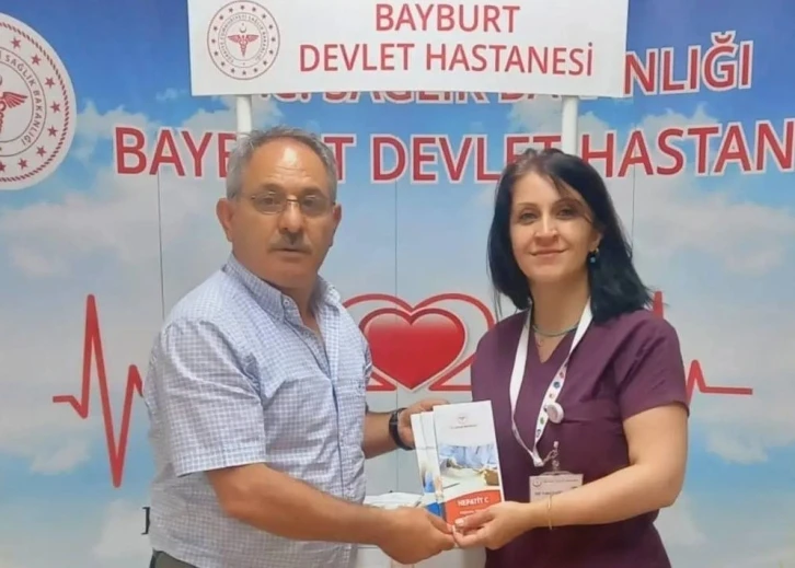 Bayburt’ta vatandaşlar hepatit hastalığına karşı bilgilendirildi