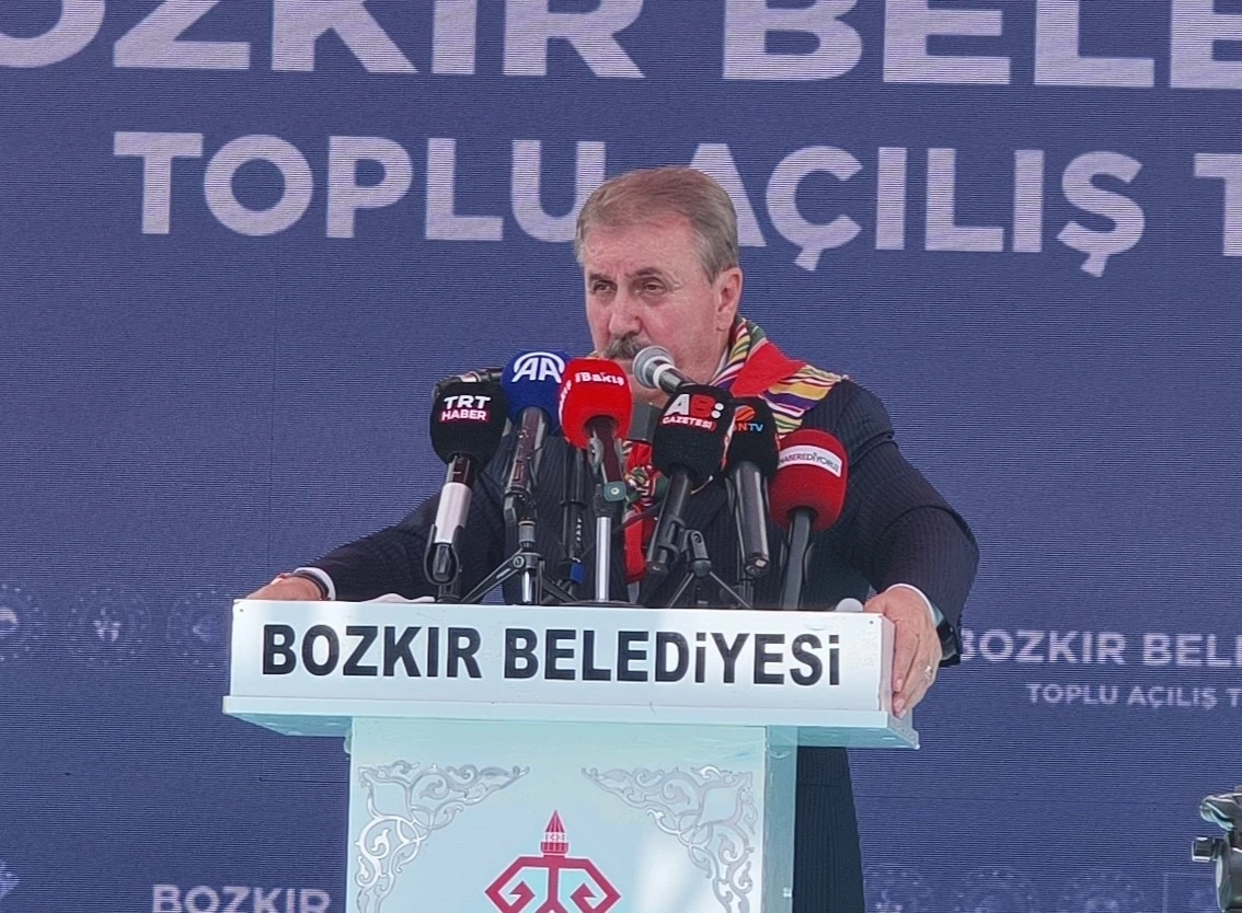 BBP Genel Başkanı Destici, Bozkır&rsquo;da toplu a&ccedil;ılış t&ouml;renine katıldı

