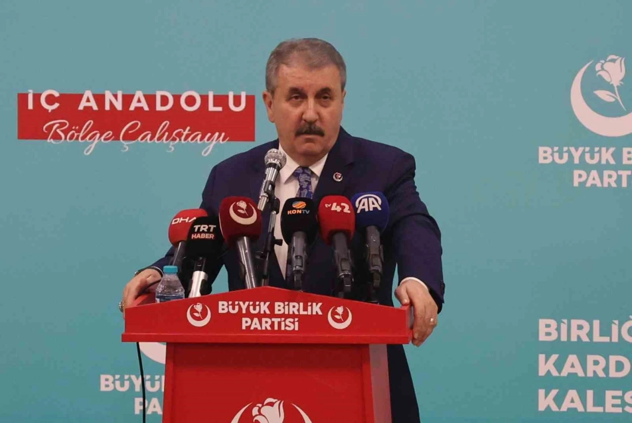 BBP Genel Başkanı Destici: &quot;Gazze sadece bir toprak, kara parçası değildir&quot;
