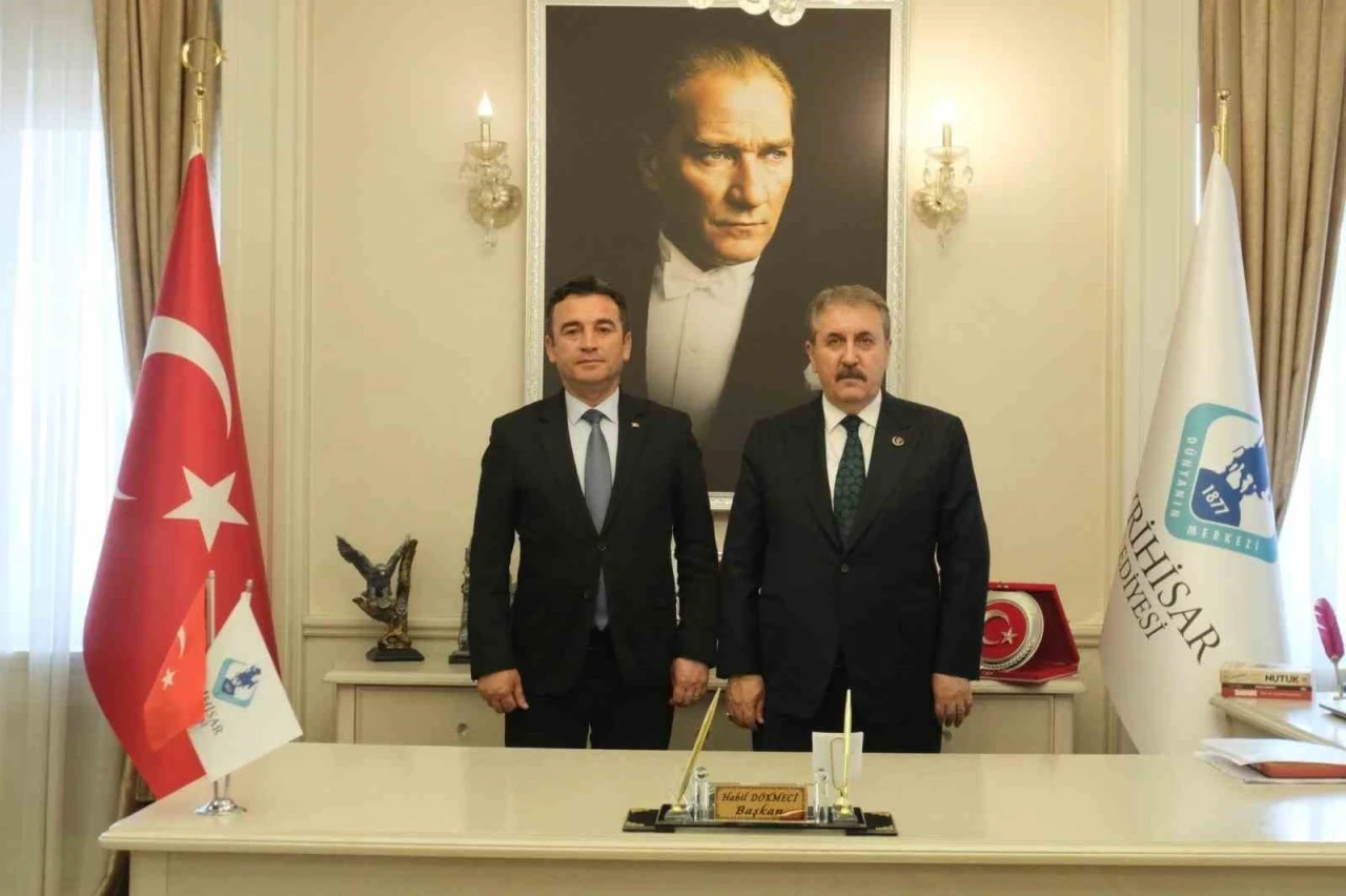 BBP Genel Başkanı Mustafa Destici&rsquo;den Başkan D&ouml;kmeci&rsquo;ye ziyaret
