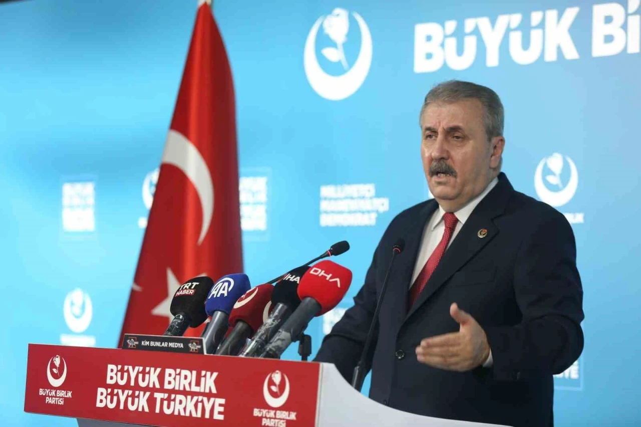 BBP lideri Destici: &quot;İsrail’in saldırıları uluslararası hukuka aykırıdır&quot;

