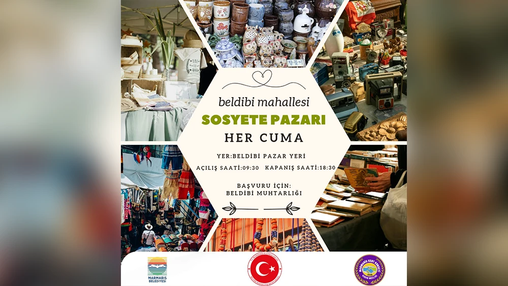 Beldibi Sosyete Pazarı açıldı