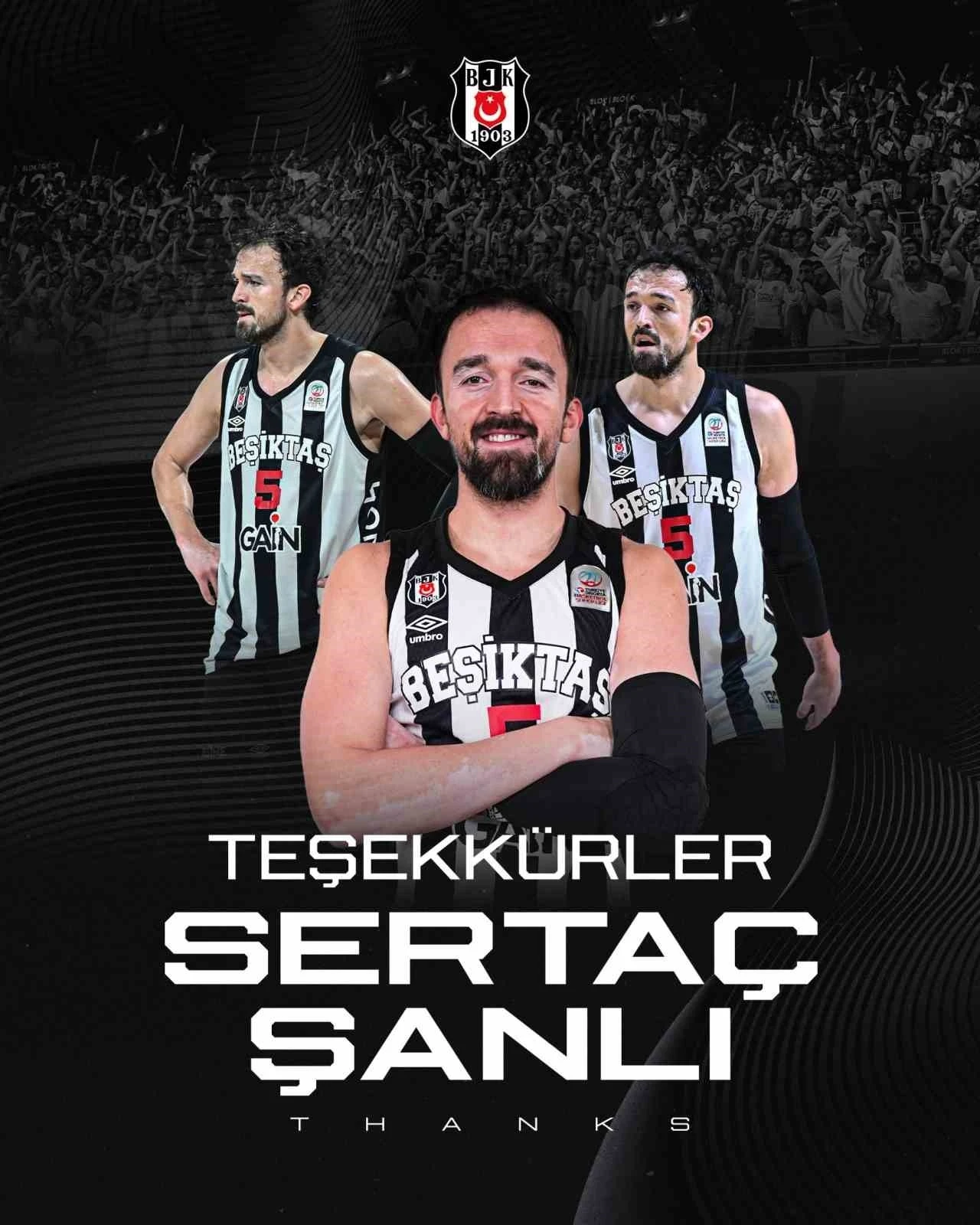 Beşiktaş, Serta&ccedil; Şanlı ile yollarını ayırdı
