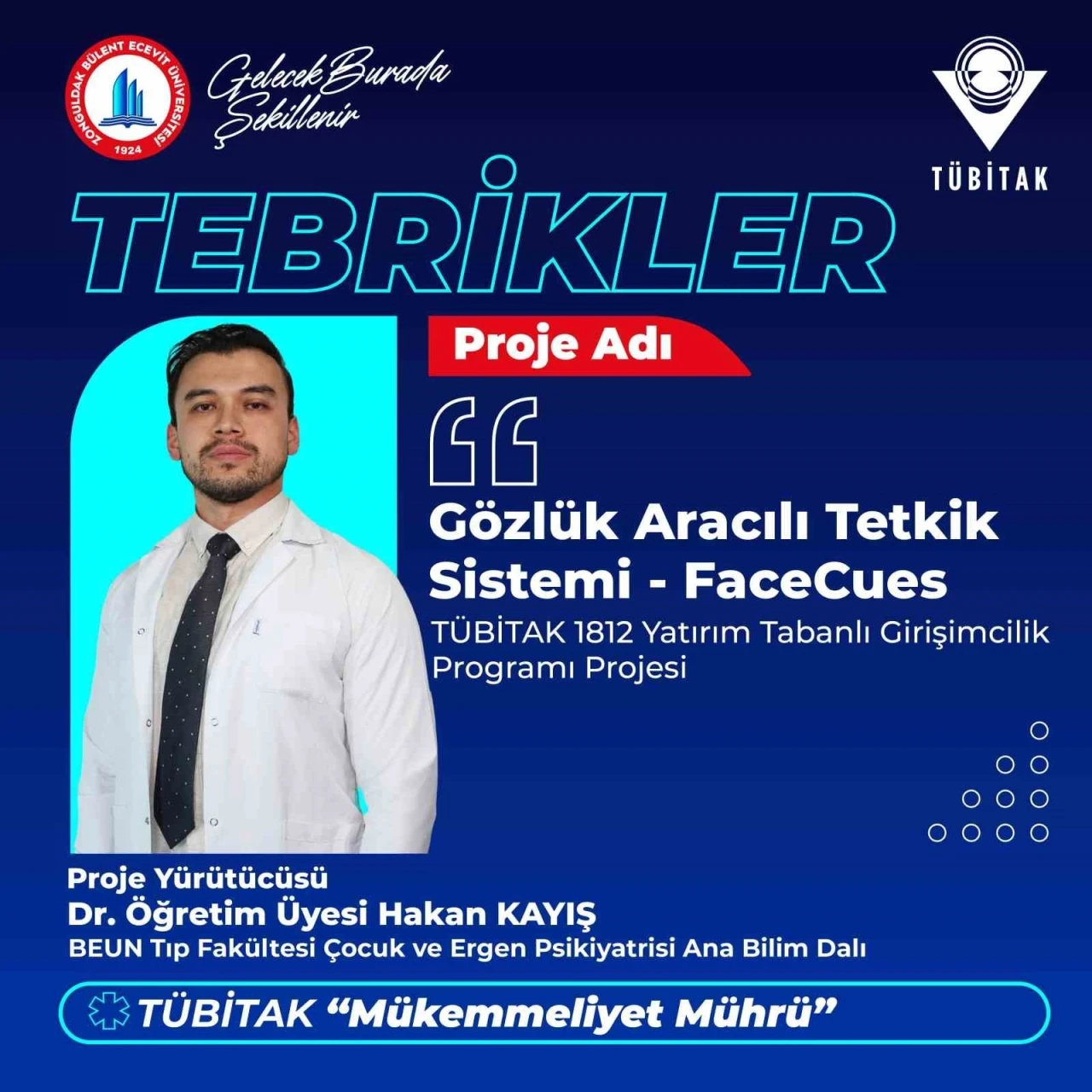 BEUN’un &quot;FaceCues Projesi&quot;ne mükemmeliyet mührü
