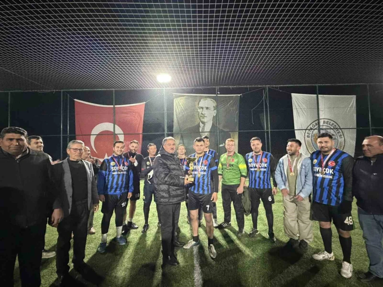 Beyağa&ccedil; Belediyesi Halı Saha Turnuvasında şampiyon belli oldu
