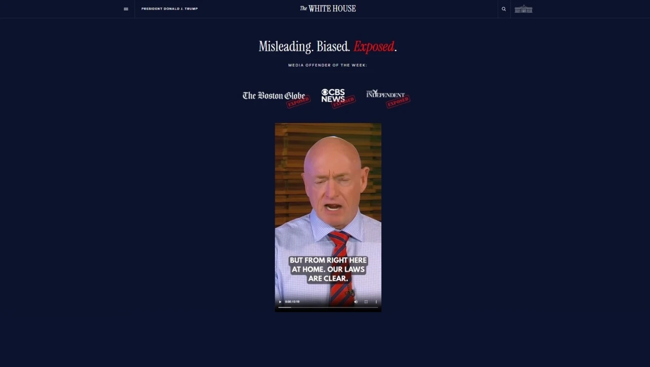 Beyaz Saray, resmi sitesinde gazetecileri ifşaladığı yeni sekme kurdu
