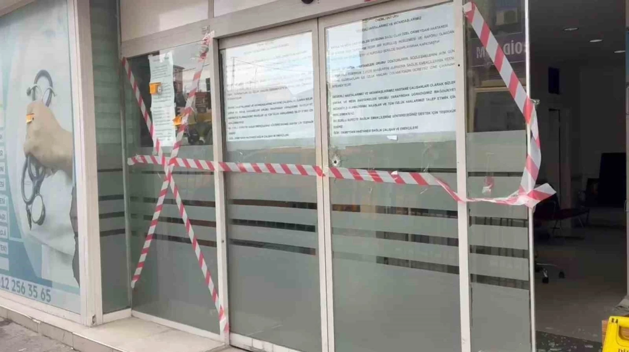 Beyoğlu’nda özel hastaneye ateş açıldı
