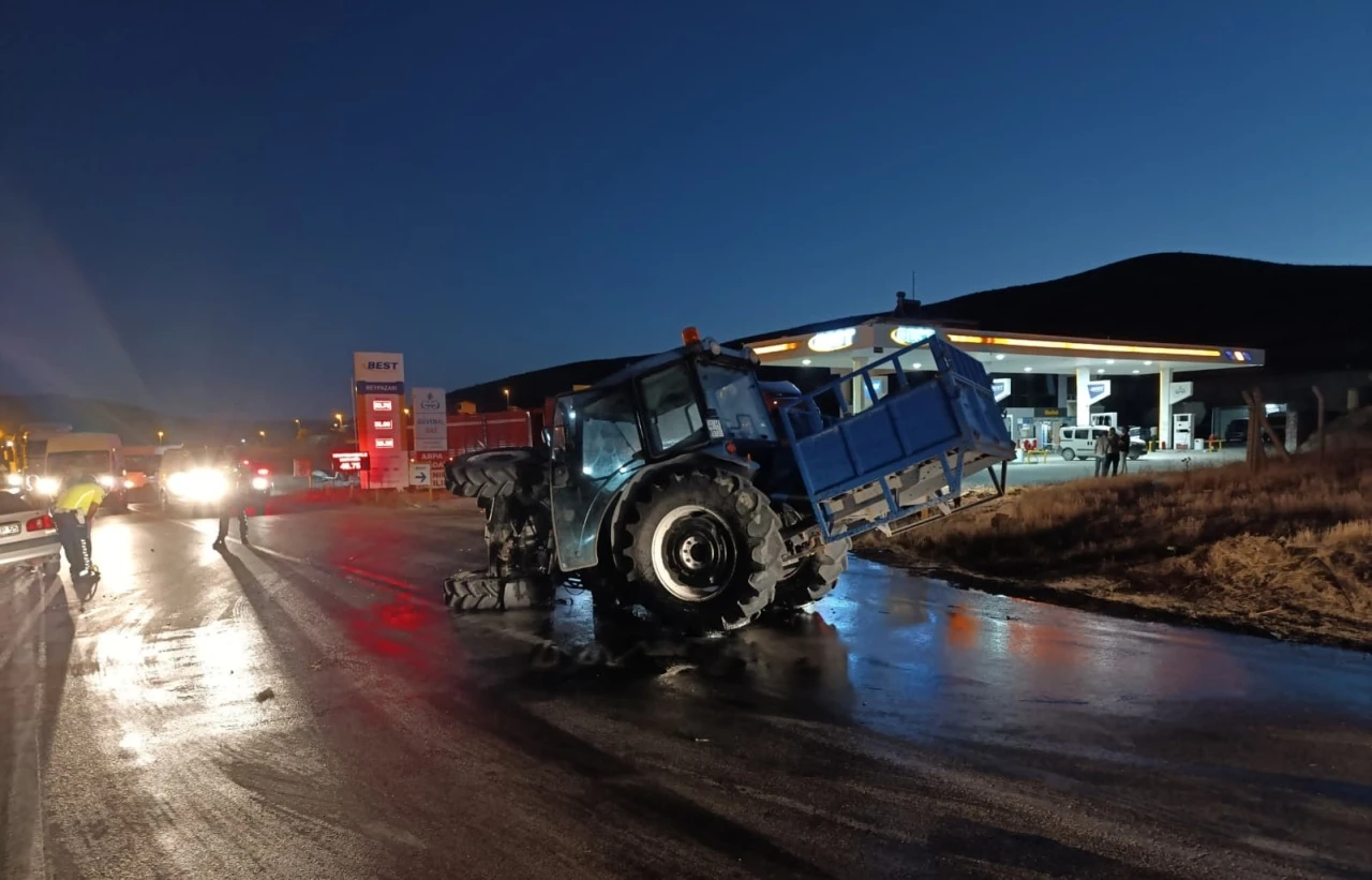 Beypazarı’nda trafik kazası: 3 yaralı