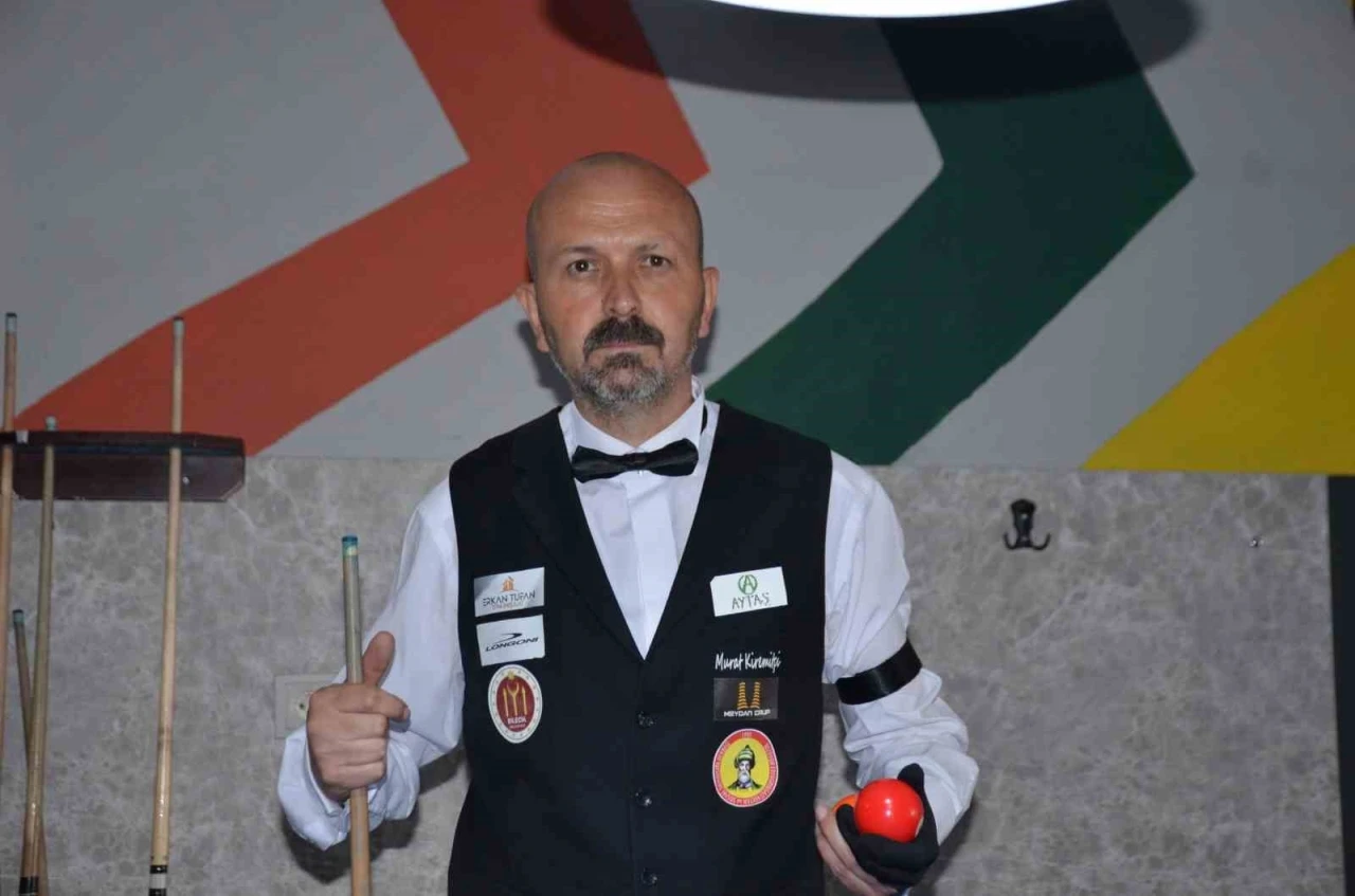 Bilardocu Murat Kiremitçi, dünya üçüncüsüyle yapacağı maça hazırlanıyor
