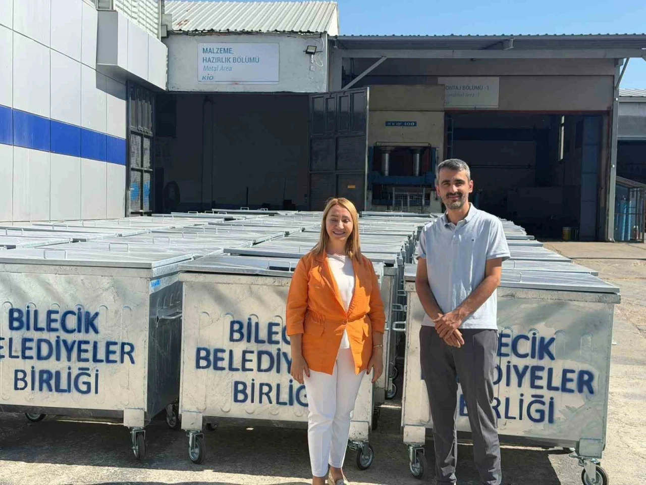 Bilecik&rsquo;e son 1,5 yıldır bin 52 adet &ccedil;&ouml;p konteyneri alındı
