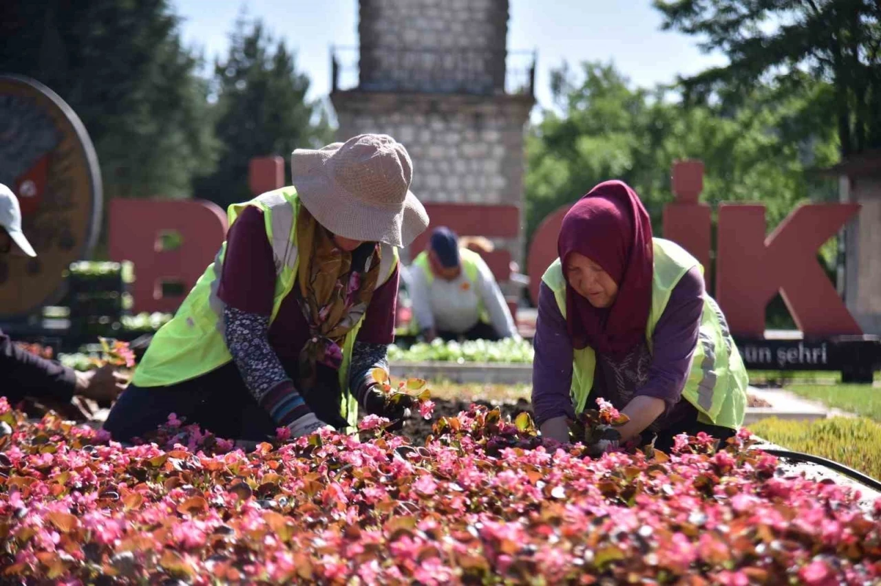 Bilecik’i süsleyen kadın çalışanlar
