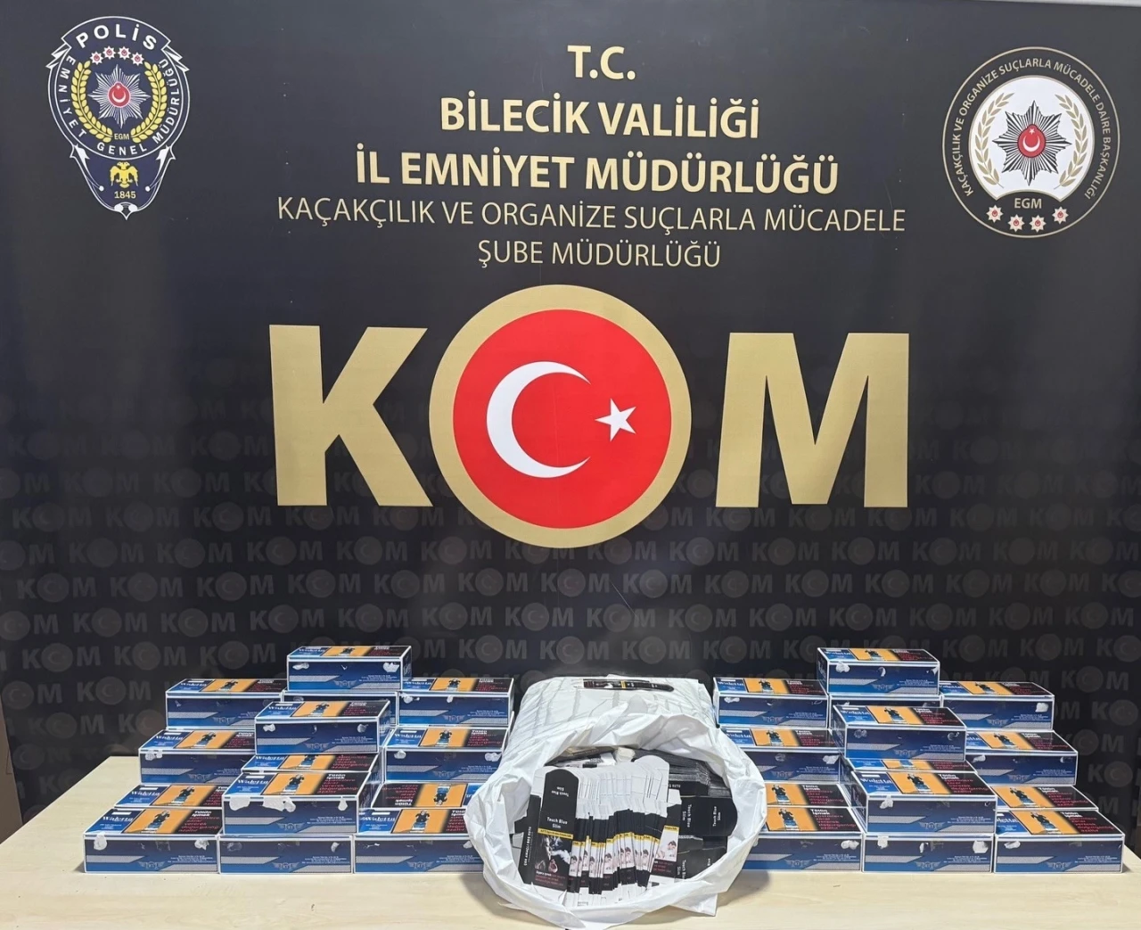 Bilecik&rsquo;te ara&ccedil;tan binlerce makaron &ccedil;ıktı
