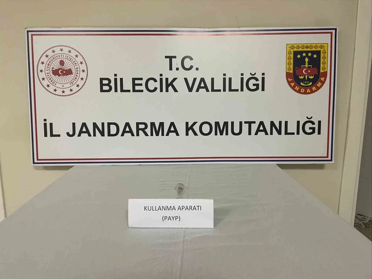 Bilecik’te ’Dur’ ihtiyarına araç içinden payp çıktı

