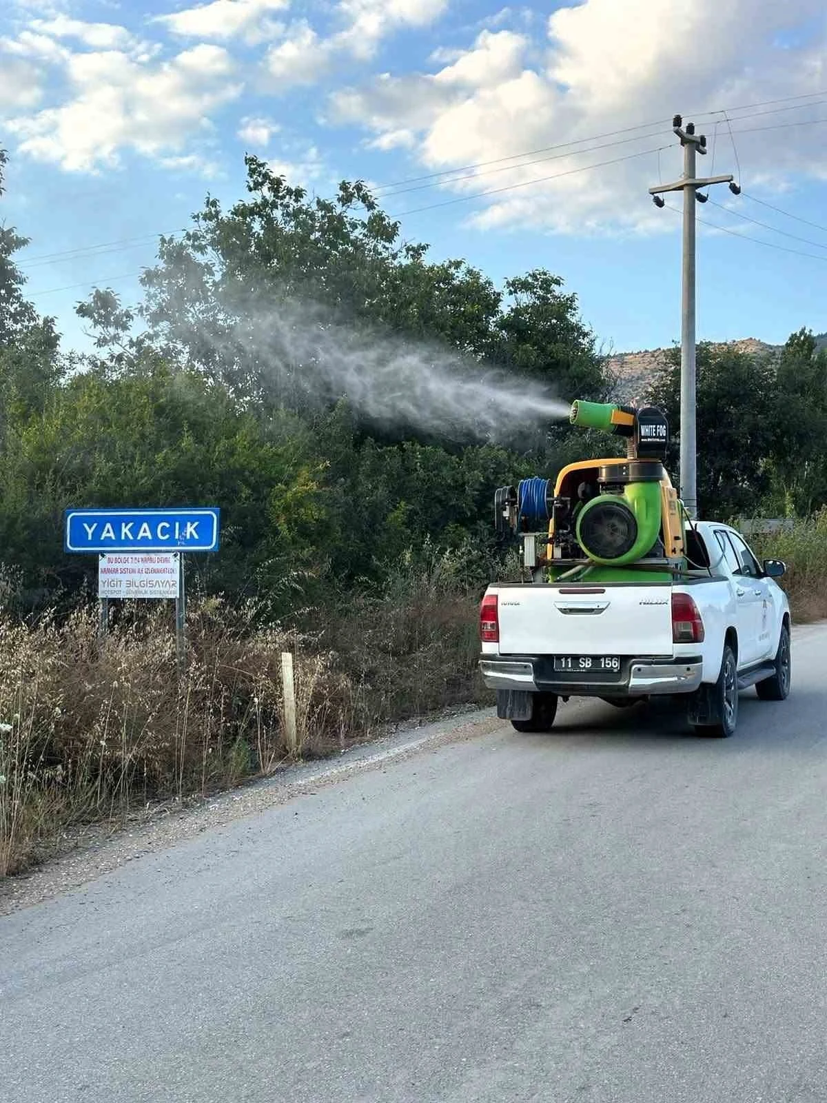 Bilecik&rsquo;te haşerelere karşı ila&ccedil;lama &ccedil;alışması yapıldı

