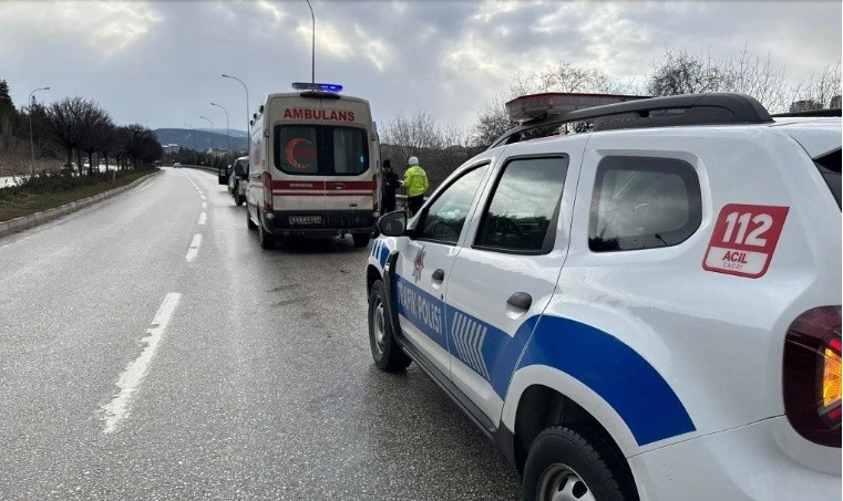 Bilecik’te motosiklet sürücüsü yaralandı
