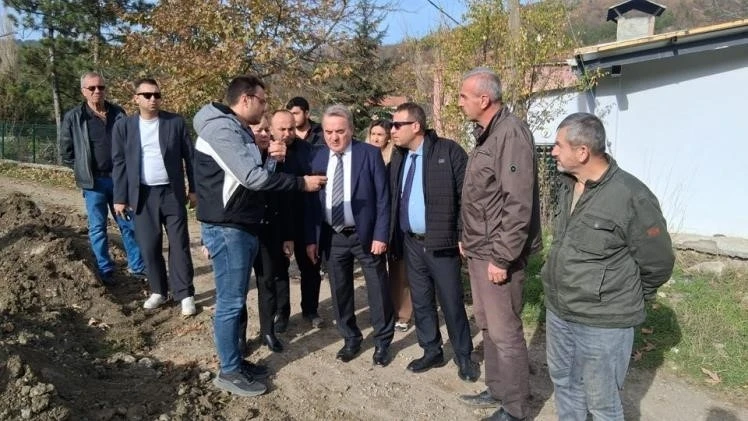 Bilecik’te Muratdere Köyü içmesuyu hattı incelendi
