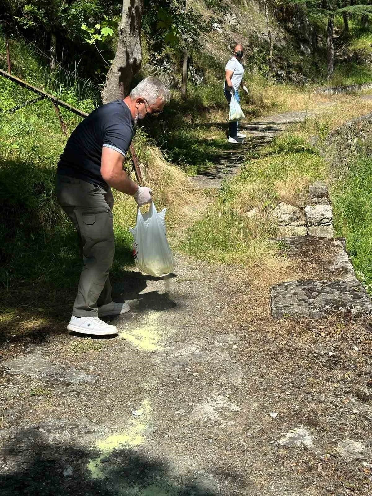 Bilecik&rsquo;te piknik alanlarında ila&ccedil;lama &ccedil;alışması ger&ccedil;ekleştirildi

