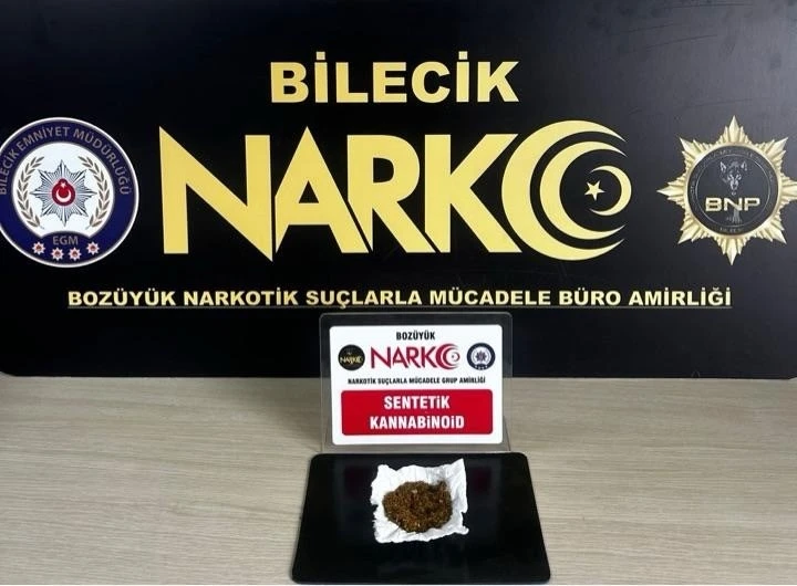 Bilecik&rsquo;te sentetik kannabinoid ele ge&ccedil;irildi
