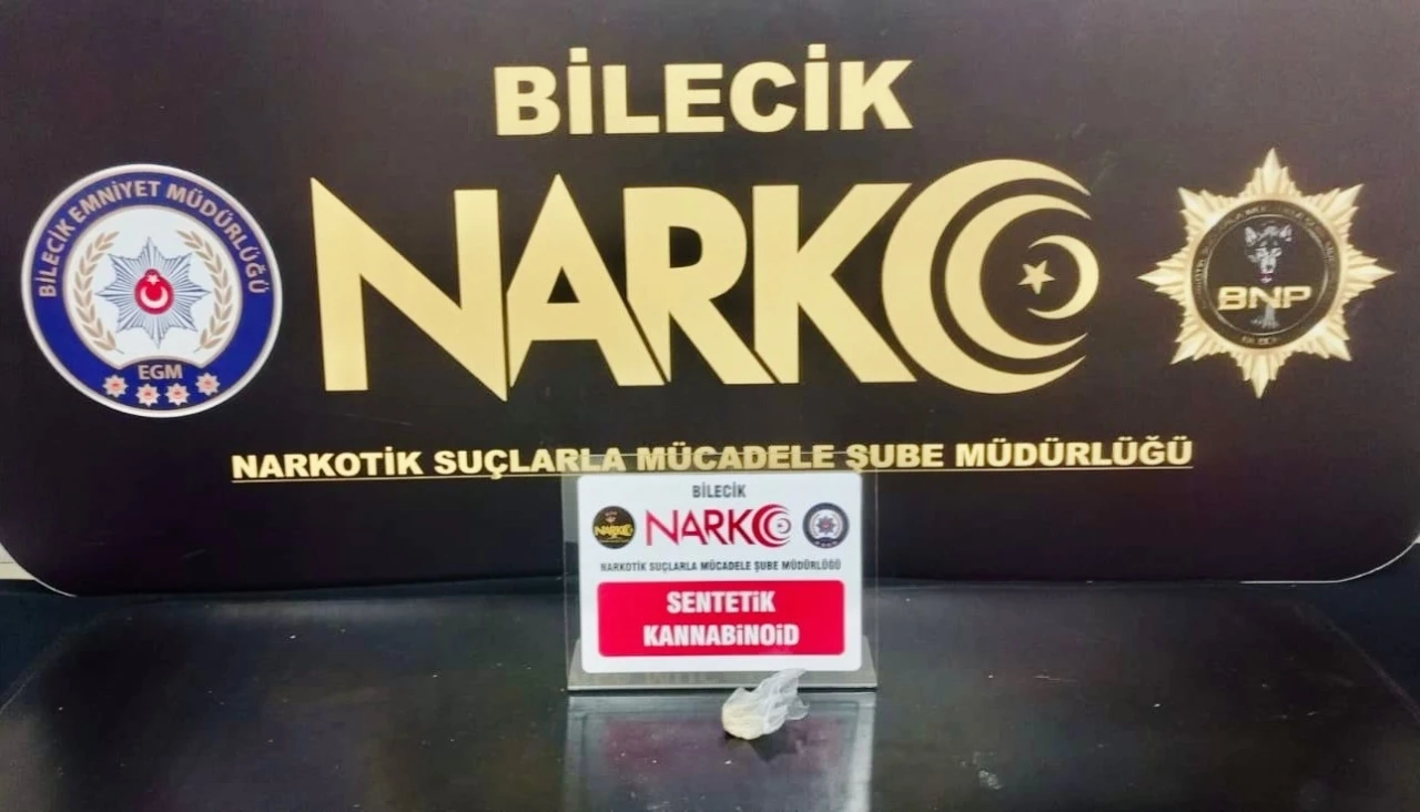 Bilecik&rsquo;te uyuşturucu operasyonu: 1 g&ouml;zaltı
