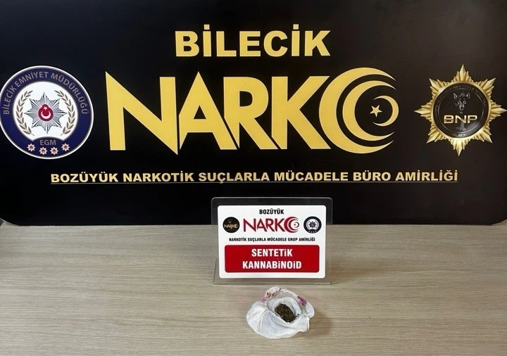 Bilecik&rsquo;te uyuşturucu operasyonu: 1 g&ouml;zaltı
