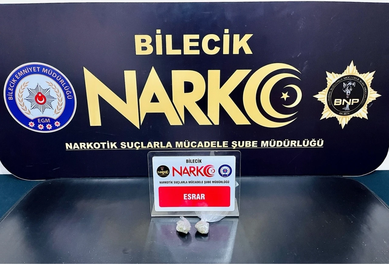 Bilecik’te uyuşturucu operasyonu: 1 gözaltı
