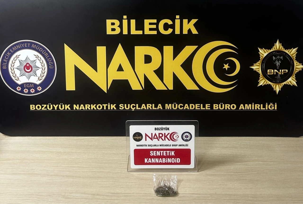 Bilecik’te uyuşturucu operasyonu: 1 şüpheli yakalandı
