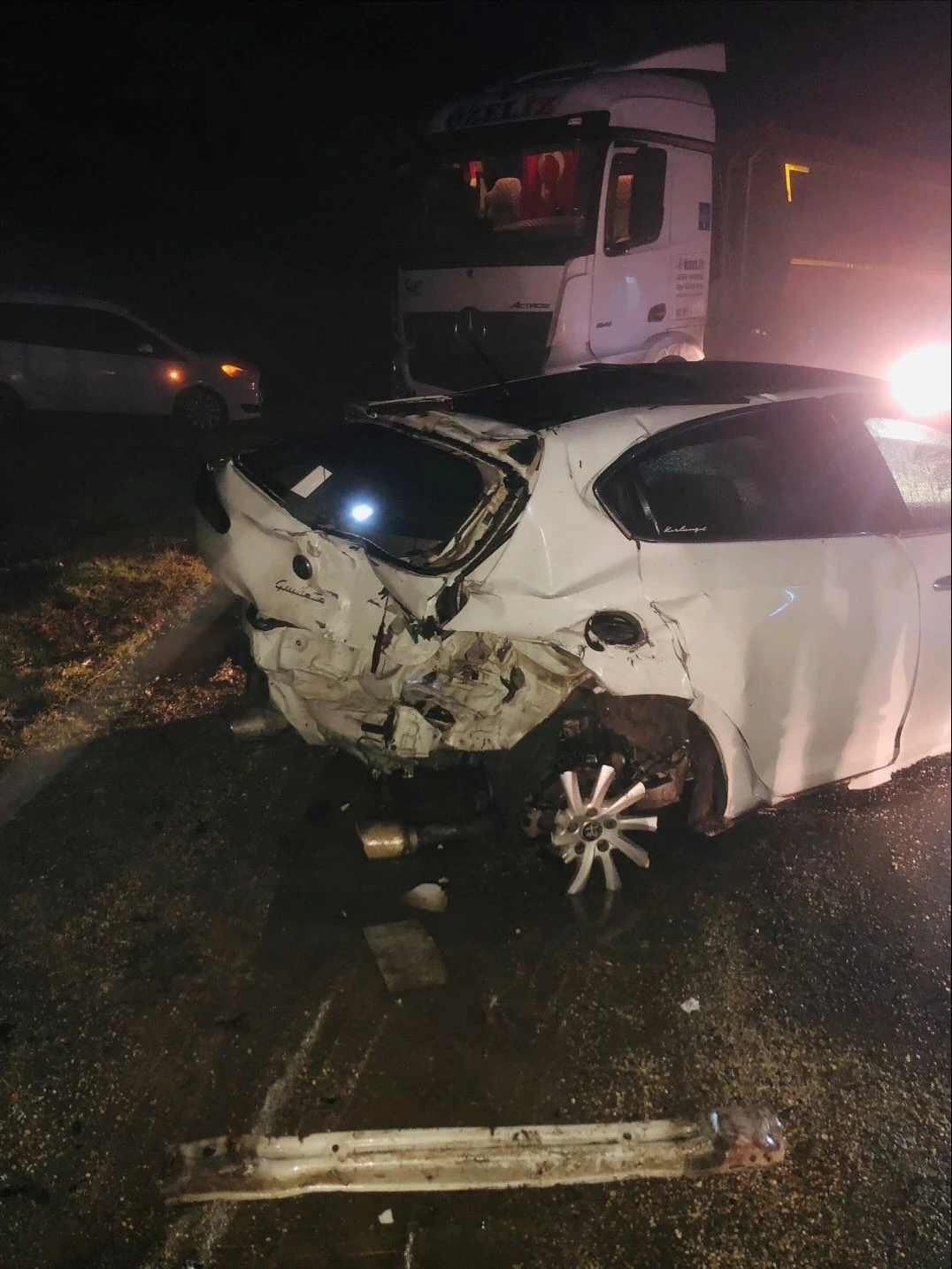 Bilecik&rsquo;te yağış kazayı beraberinde getirdi
