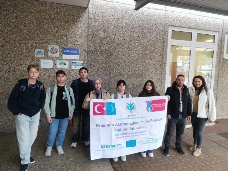 Bilecikli öğrenciler Almanya’da Erasmus hareketliliği katıldı
