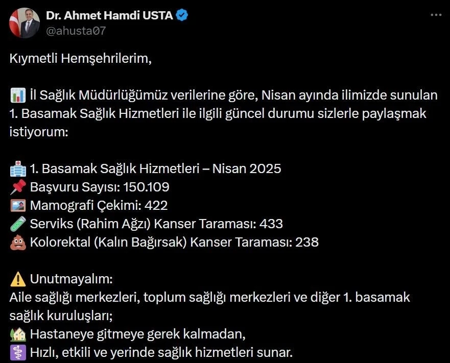 Bingöl’de bin kişinin kanser taraması yapıldı

