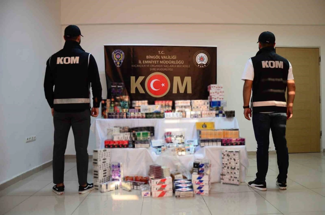 Bingöl’de kaçakçılık operasyonu